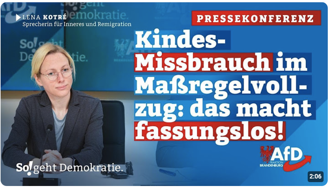 Missbrauchsskandal in Brandenburg: Kinder haben im Maßregelvollzug nichts zu suchen!