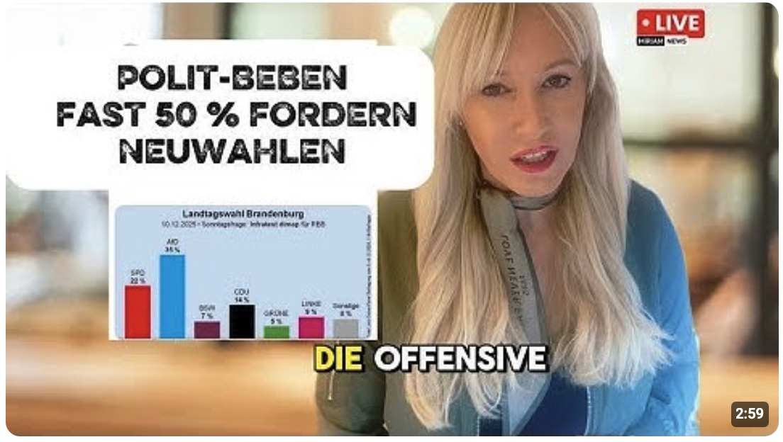 POLIT-BEBEN! NEUWAHLEN GEFORDERT