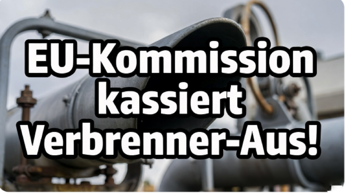 Zusammenbruch IN BRÜSSEL! EU-Kommission kassiert Verbrenner-Aus – Deutsche Autos retten sich!