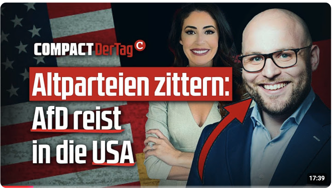 Altparteien zittern: AfD reist in die USA