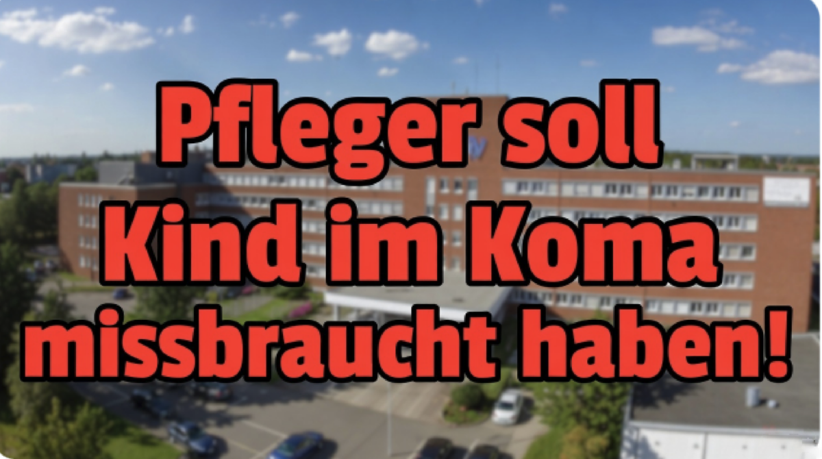 UNIKLINIK-SKANDAL! Pfleger soll Kind im Koma missbraucht haben – Anklage erhoben
