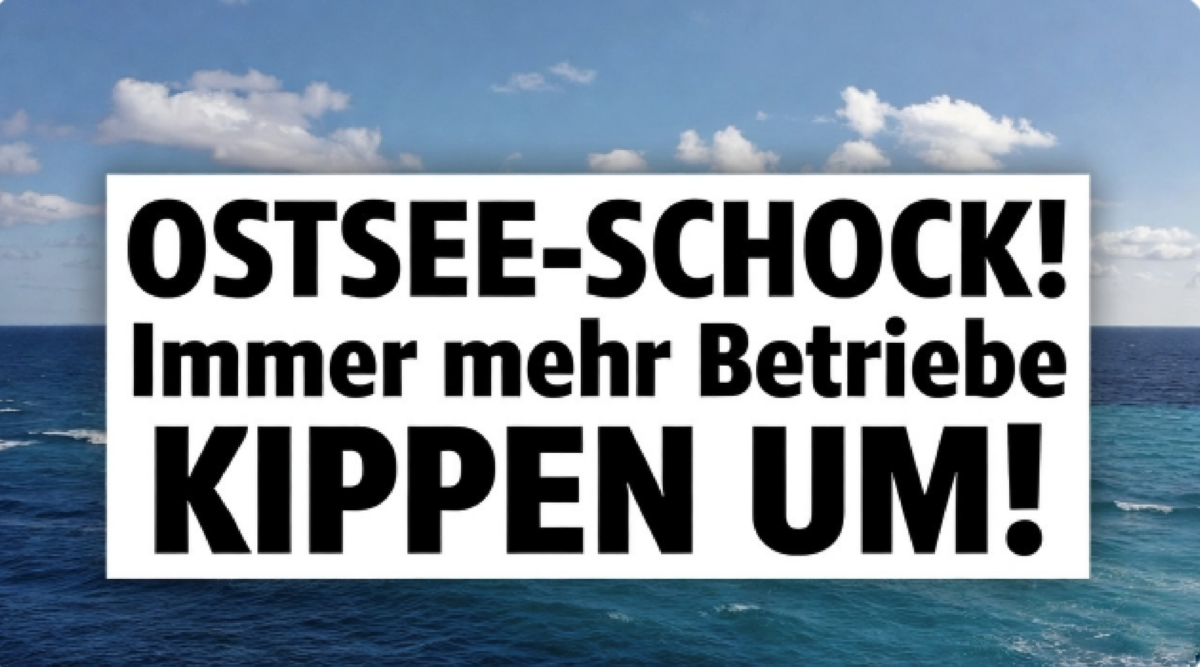 OSTSEE-SCHOCK! Immer mehr Betriebe KIPPEN UM – Urlaubsparadies droht zu verwaisen!