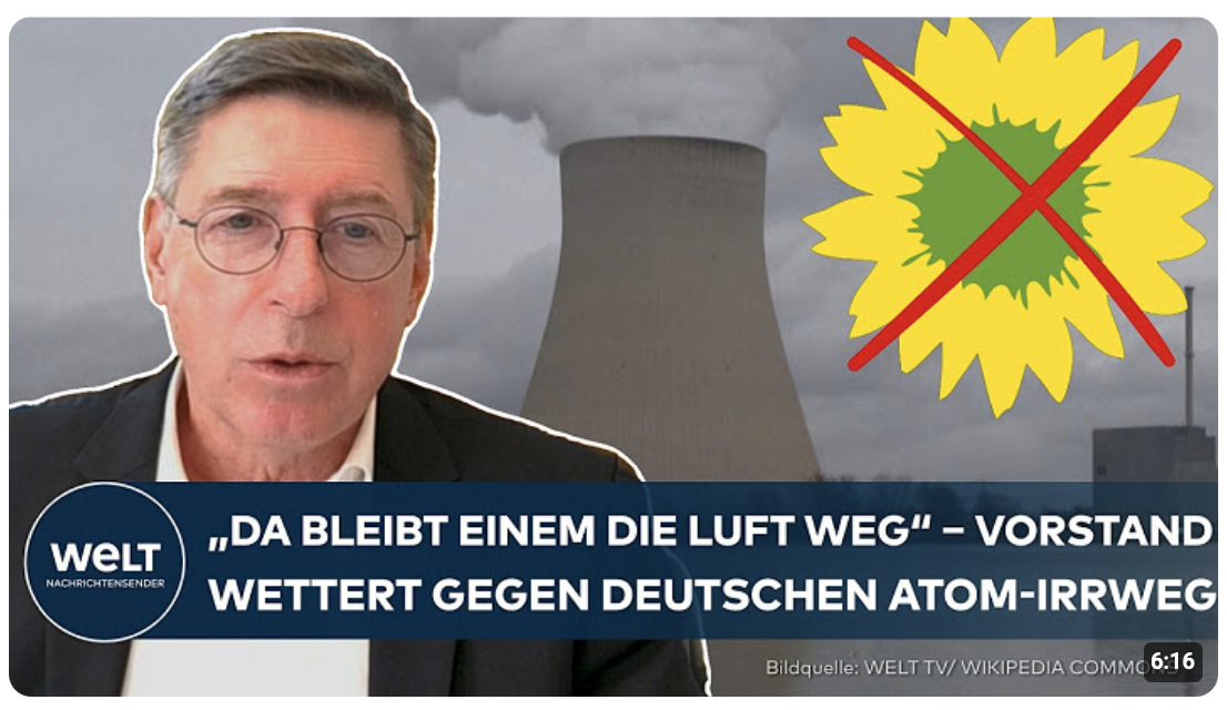 DEUTSCHLAND: Vorstand wettert gegen ideologischen Irrweg der Atomkraft-Politik