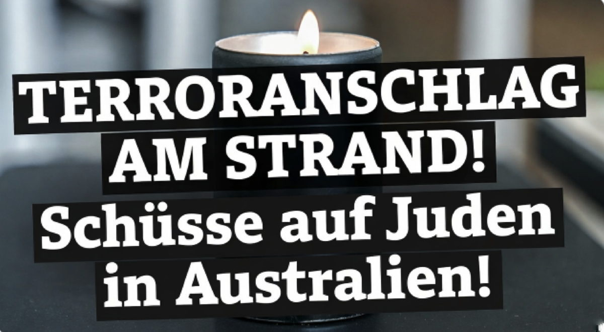 TERROR-Anschlag AM STRAND! Schüsse auf Juden in Australien – mehrere Tote bei Chanukka-Feier!