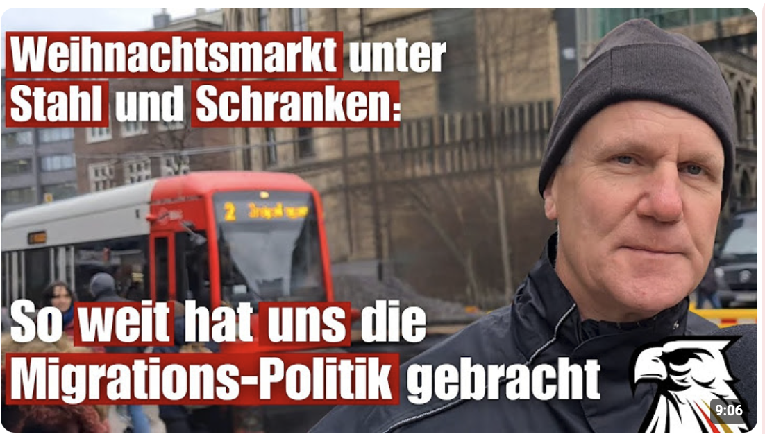 Weihnachtsmarkt unter Stahl und Schranken: So weit hat uns die Migrations-Politik gebracht