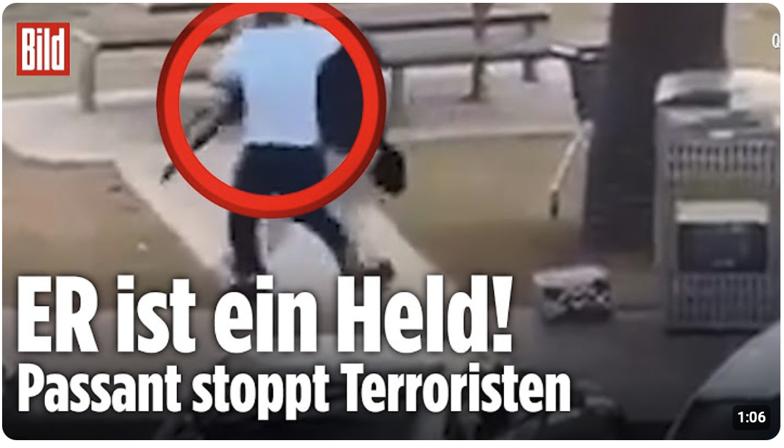 UNGLAUBLICHER MUT: Mann stoppt Terror-Schützen am Bondi Beach mit bloßen Händen