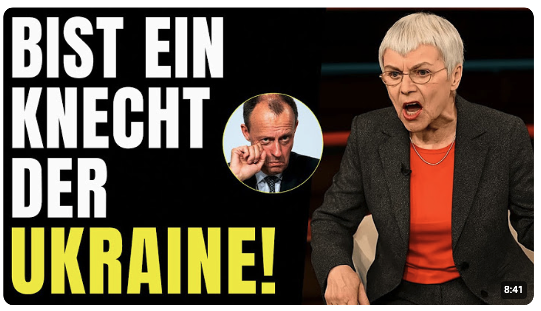 Plötzlich hält Krone-Schmalz MERZ die Standpauke des Jahres!