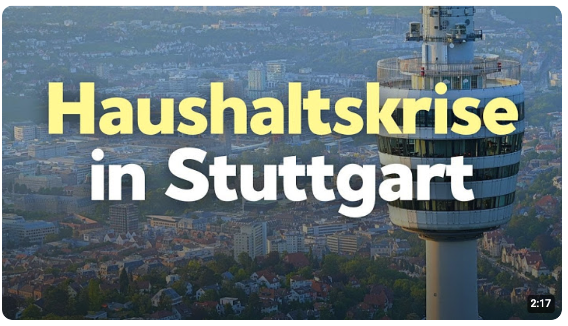 Zahlungsunfähigkeit bis Ende 2025 – Stuttgart in finanzieller Not