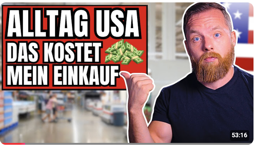 Alltag USA: So viel kostet mein Einkauf für 2 Wochen!