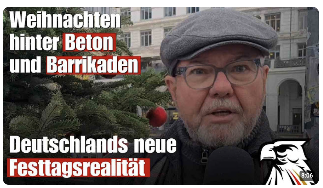 Weihnachten hinter Beton und Barrikaden – Deutschlands neue Festtagsrealität