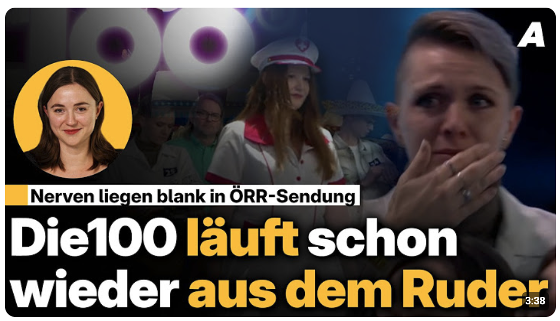 ÖRR-Sendung läuft schon wieder aus dem Ruder |