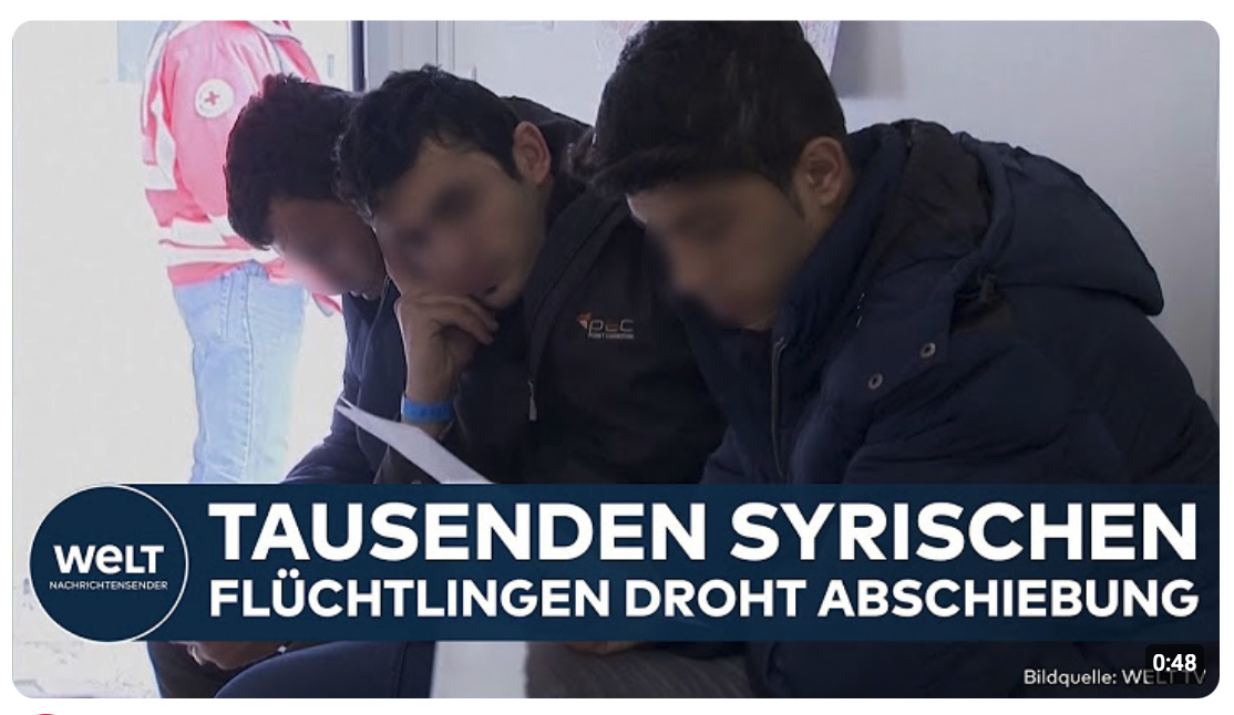 ASYL: Behörden prüfen Schutzstatus! Tausenden syrischen Geflüchteten droht Abschiebung