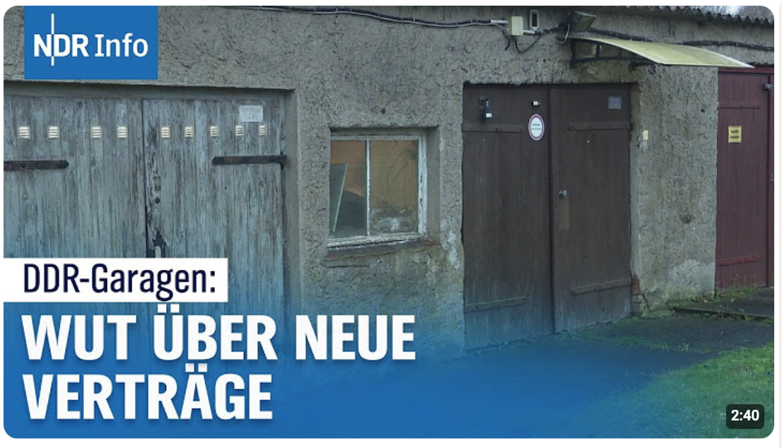 Garagenstreit auf Rügen: Droht den DDR-Garagen jetzt das Aus? 