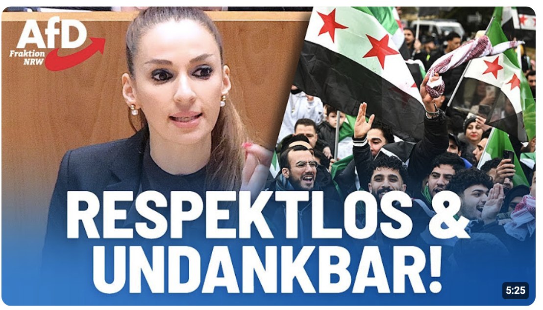 Undankbare Syrer stürmen Weihnachtsmarkt! – Enxhi Seli-Zacharias (AfD)