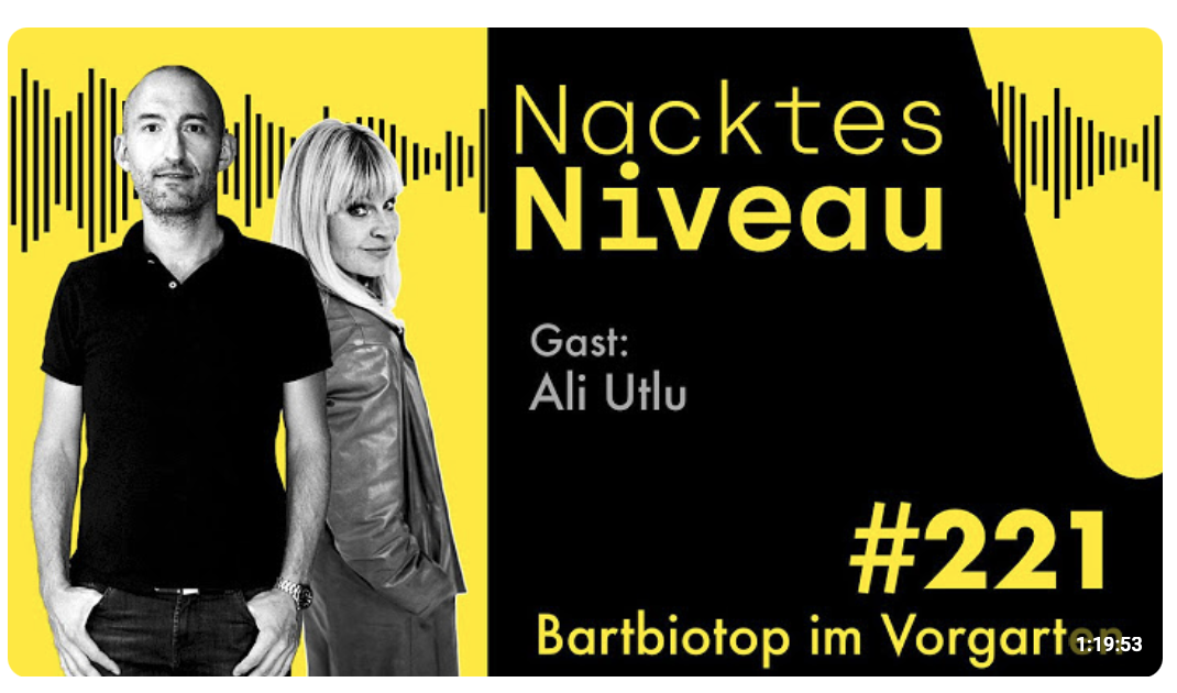 Nacktes Niveau #221 – Bartbiotop im Vorgarten