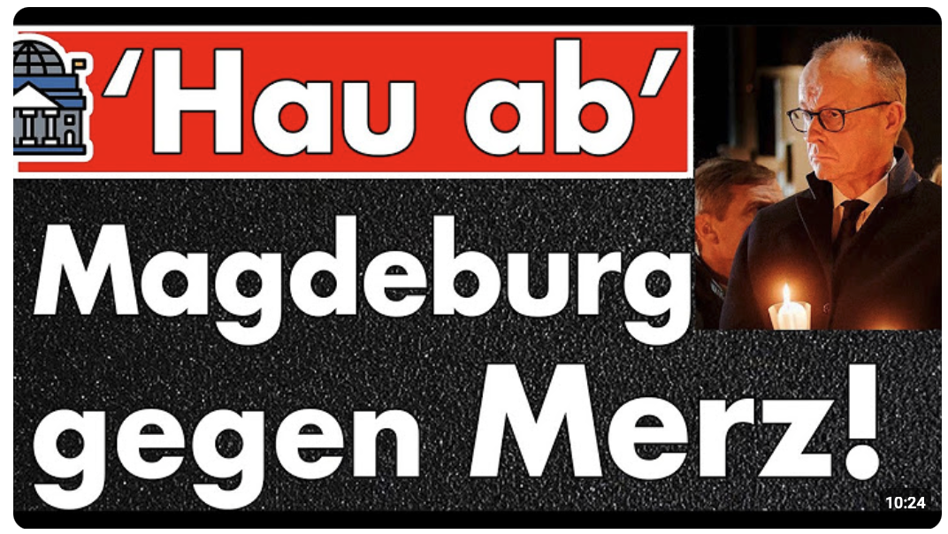 Lügenkanzler unerwünscht in Magdeburg! Phrasen statt echter Hilfe für Opfer von Anschlägen!