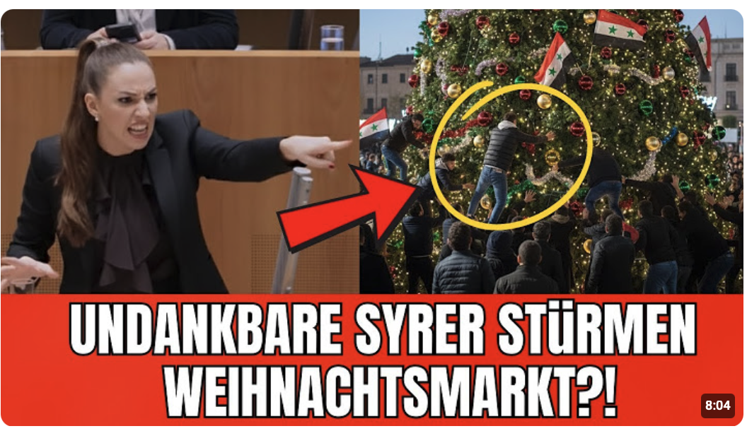 Skandal im NRW: Plötzlich stürmen Syrer den Weihnachtsmarkt?!
