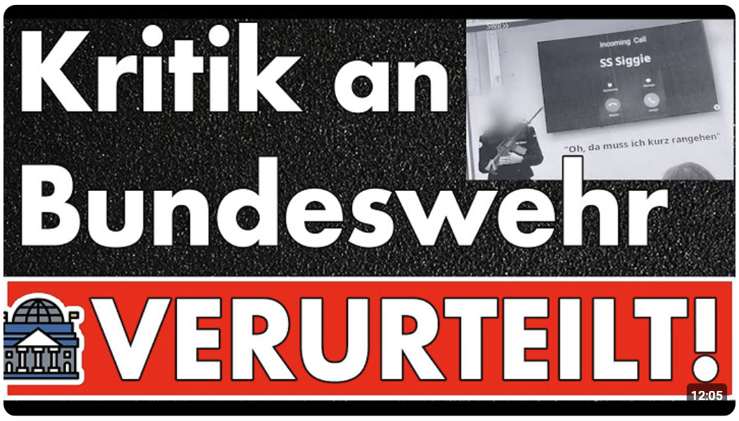 Illegale Einreise kein Problem! Kritik an der Bundeswehr: 19-jähriger verurteilt! Absurdistan 2025