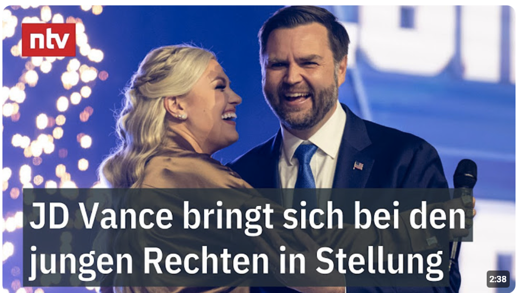 JD Vance bringt sich bei den jungen Rechten in Stellung – Skurrile Szenen bei MAGA-Treffen