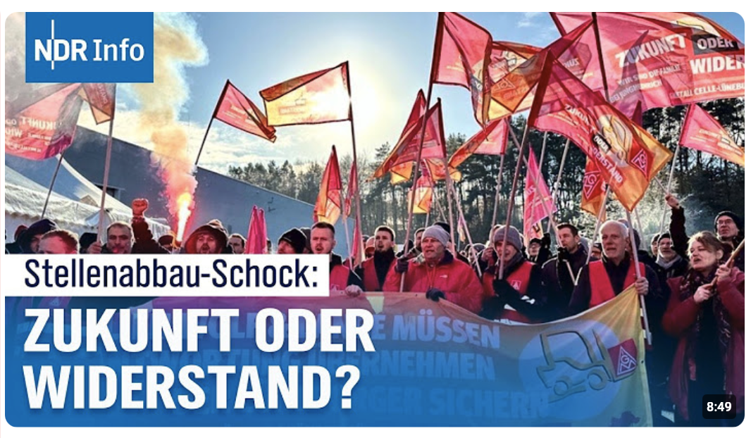Das Aus für das Werk Lüneburg: 380 Arbeitsplätze vor dem Verschwinden | NDR Info