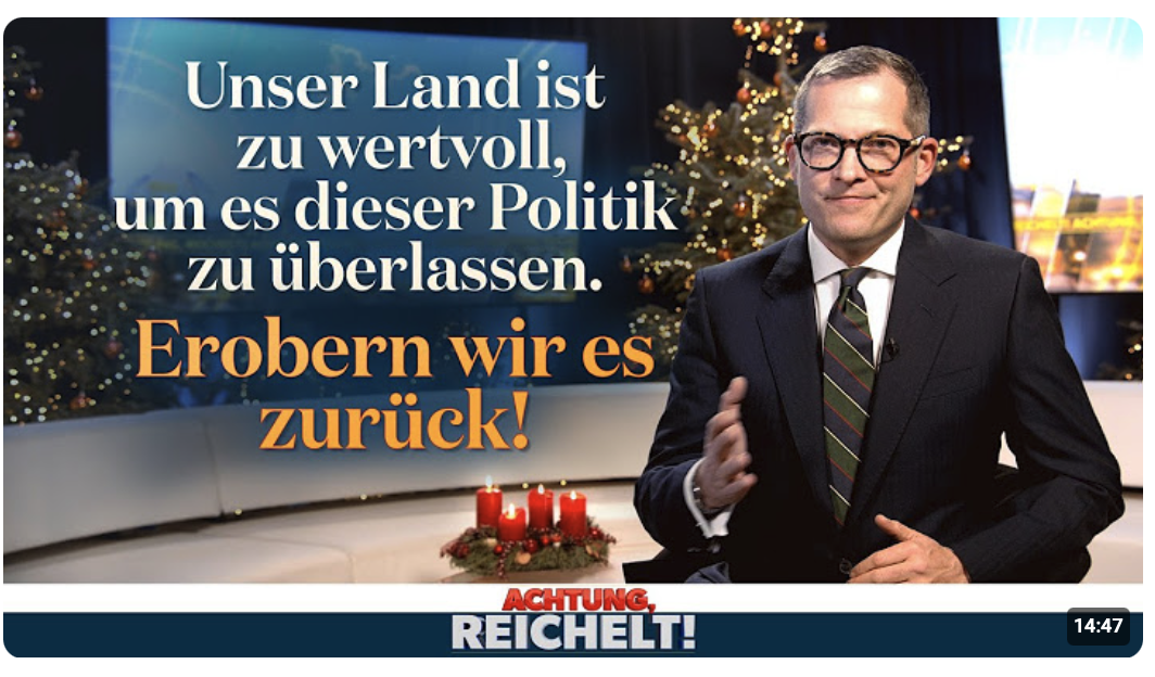 Unser Land ist zu wertvoll, um es dieser Politik zu überlassen – erobern wir es zurück! | 22.12.2025