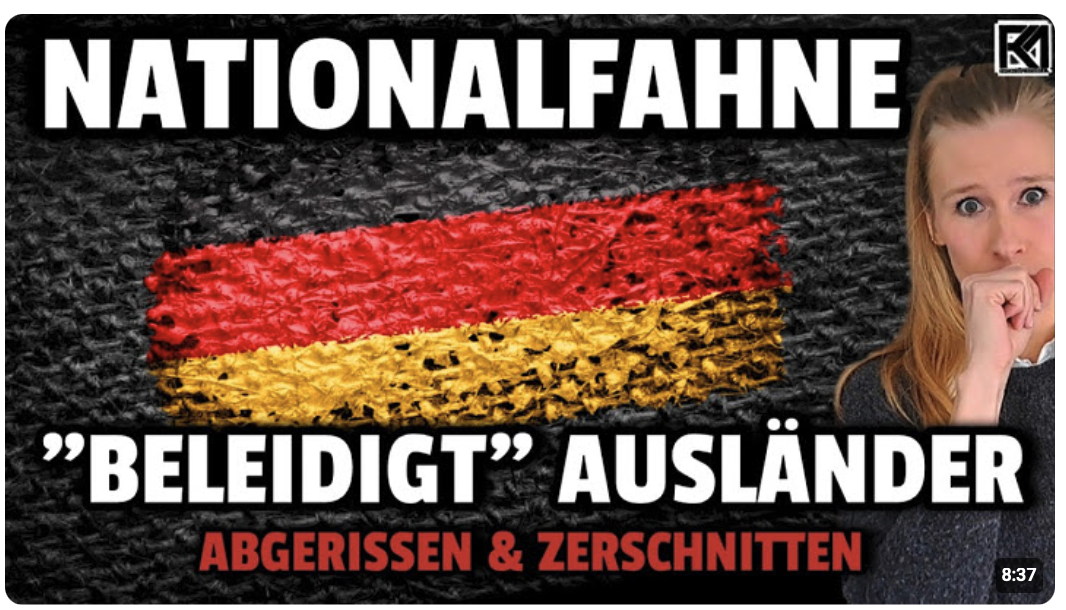 Deutsche Nationalfahne: „beleidigt“ Ausländer | soll Nationalismus & Faschismus fördern