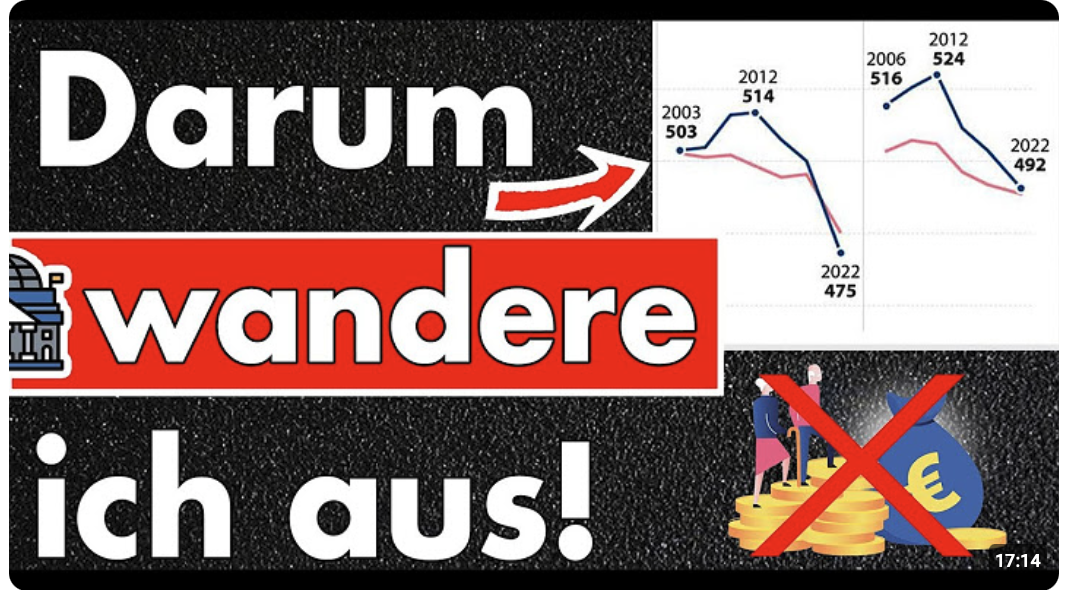 Der wahre Grund warum ich auswandern muss! Die Steuern sind mir völlig egal!