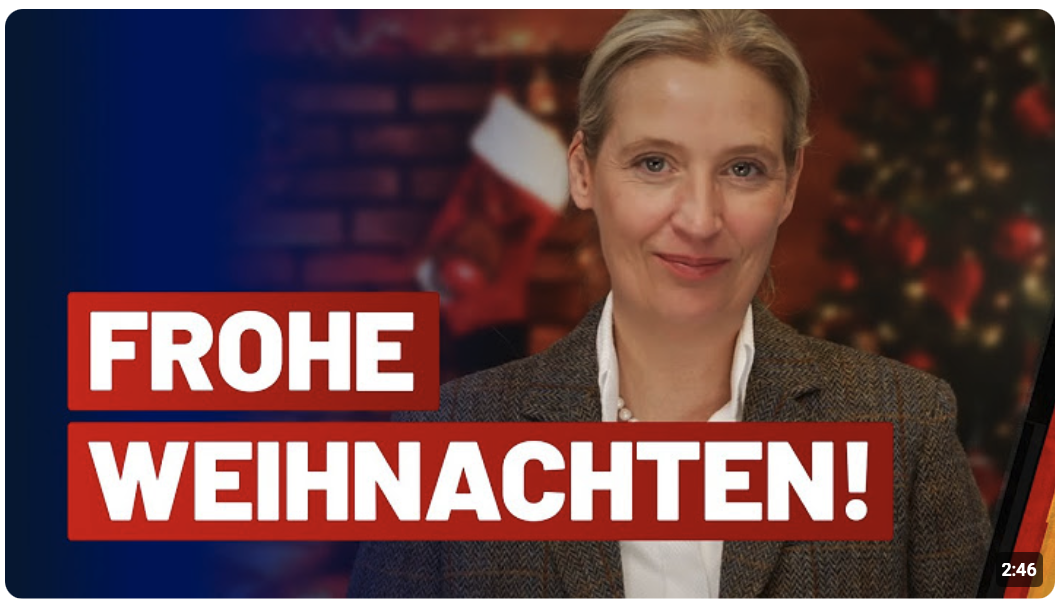 Wir wünschen Ihnen und Ihren Lieben frohe Weihnachten und besinnliche Feiertage! – AfD-Fraktion
