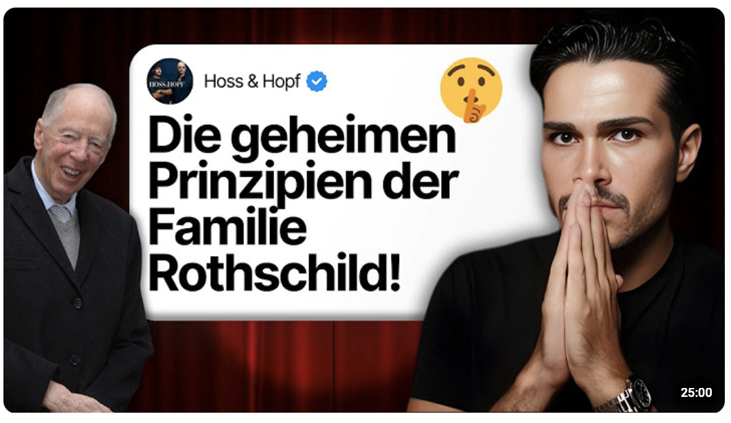 Die geheimen Prinzipien der Familie Rothschild! | Hoss & Hopf