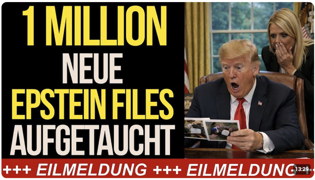 Trump in Erklärungsnot – 1 Million neue Epstein Files