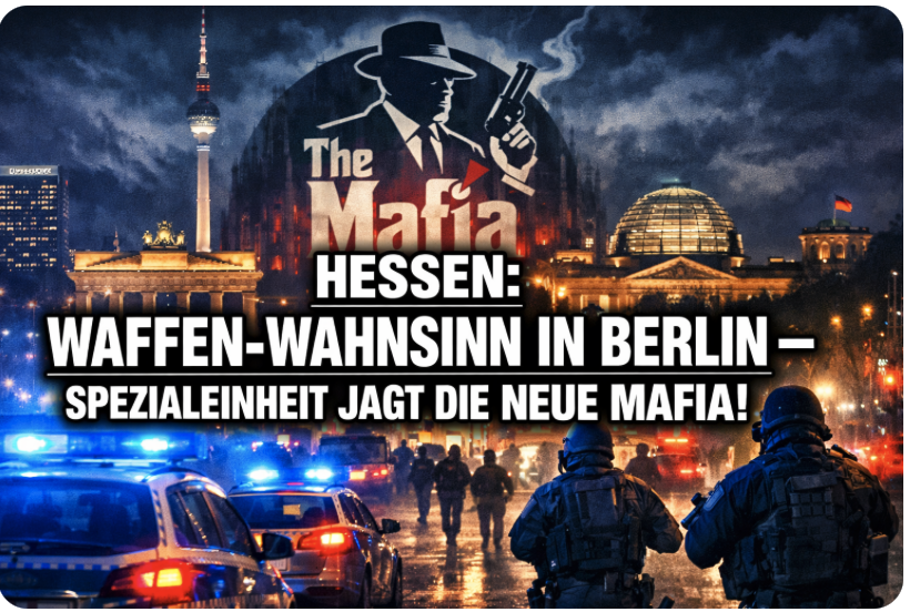 WAFFEN-WAHNSINN IN BERLIN – SPEZIALEINHEIT JAGT DIE NEUE MAFIA!