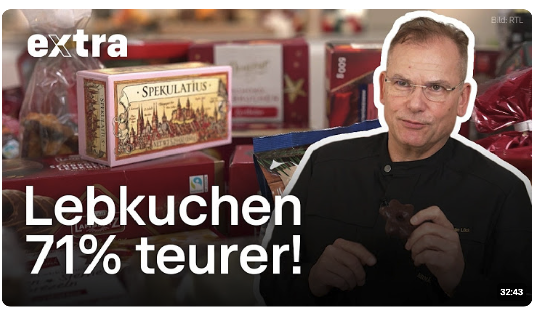 Weihnachtsgebäck-Report: Woher kommt die Preisexplosion? | EXTRA – Das Magazin