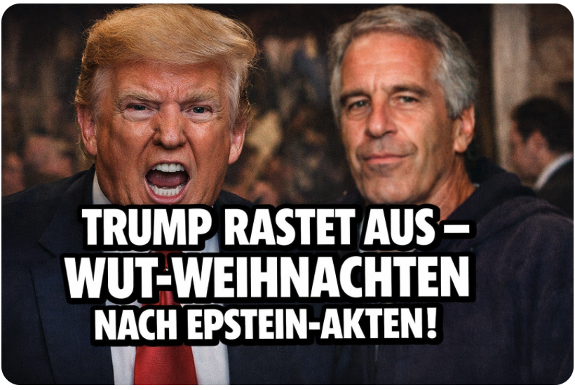 Trump rastet aus – Wut-Weihnachten nach Epstein-Akten!