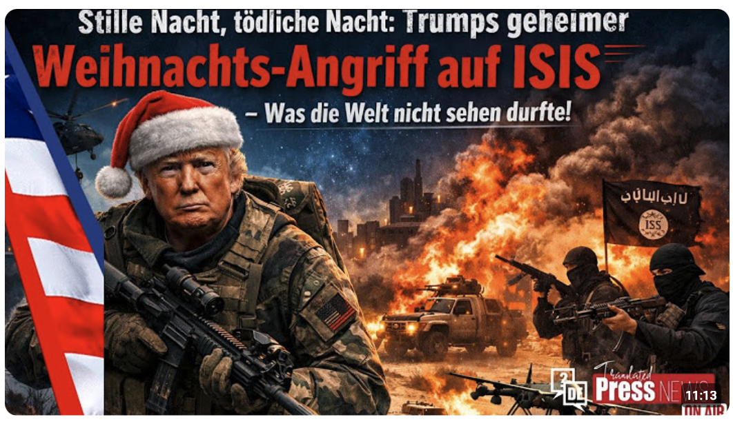 Stille Nacht, tödliche Nacht: Trumps Weihnachts-Angriff auf ISIS – Was die Welt nicht sah!
