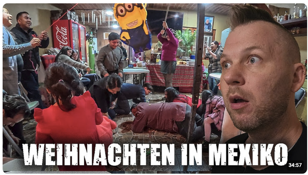 Ich feiere Weihnachten mit einer mexikanischen Familie 