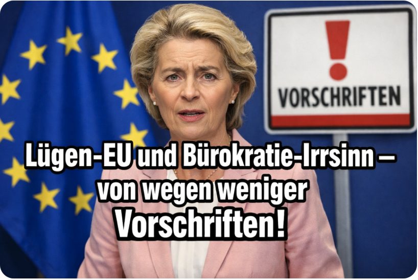 Lügen-EU und Bürokratie-Irrsinn – von wegen weniger Vorschriften!