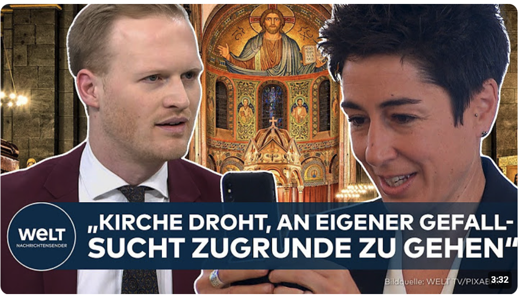 DEUTSCHLAND: Hayali statt christliche Botschaft? – Wachs über den falschen Weg der Kirchen