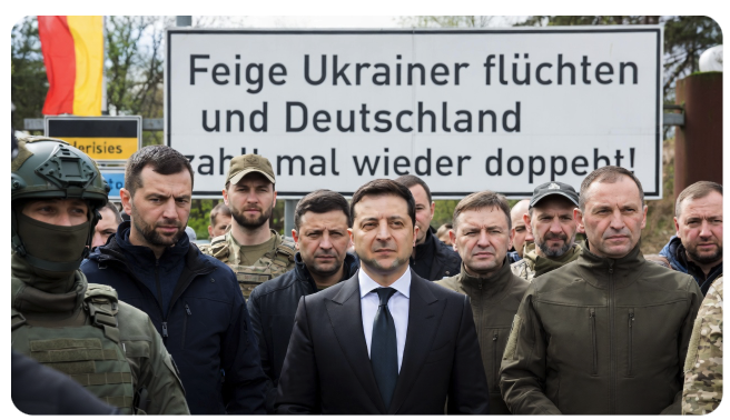 Feige Ukrainer flüchten und Deutschland zahlt mal wieder doppelt!