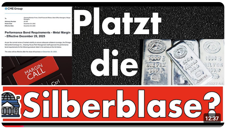 Panik am Silbermarkt: Margin-Erhöhung an Weihnachten! Breakout oder Margin Call?