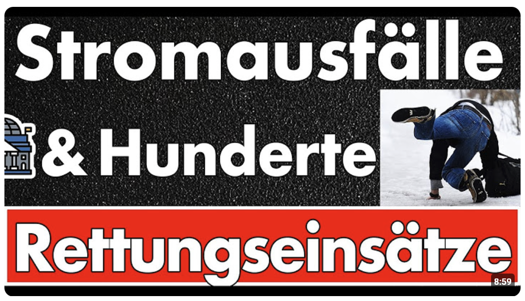 Stromausfälle im Norden & Dauereinsatz für Rettungskräfte! Winterwetter bringt System ans Limit!