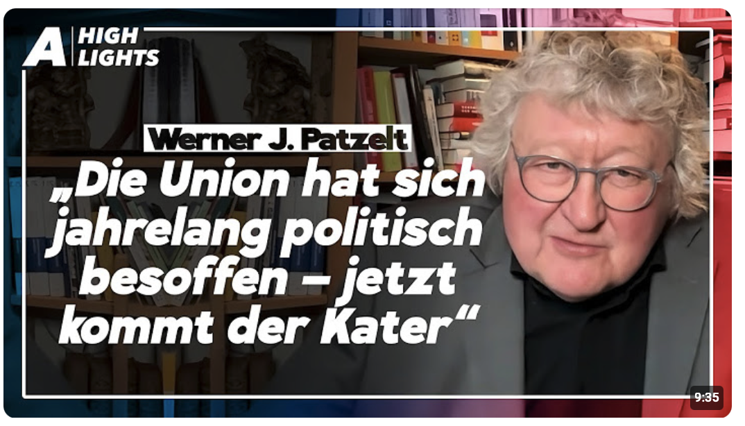 „Uns steht der Siegeszug der AfD bevor“ – Werner Patzelt über das Superwahljahr 2026 | Highlight