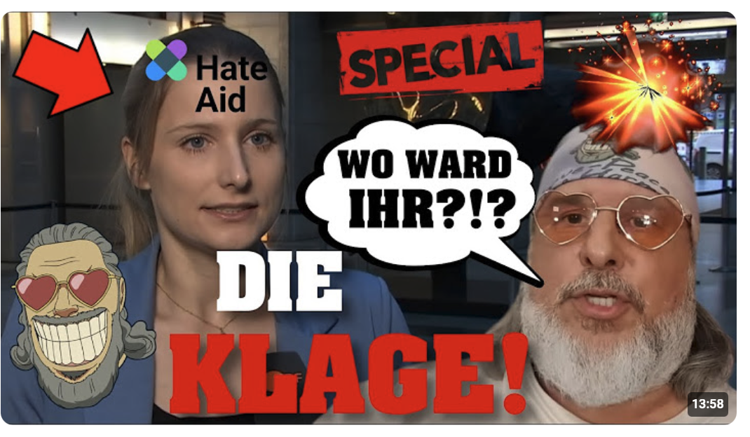 ICH bin sprachlos! HateAid muss draußen BLEIBEN!   #PolitSatire