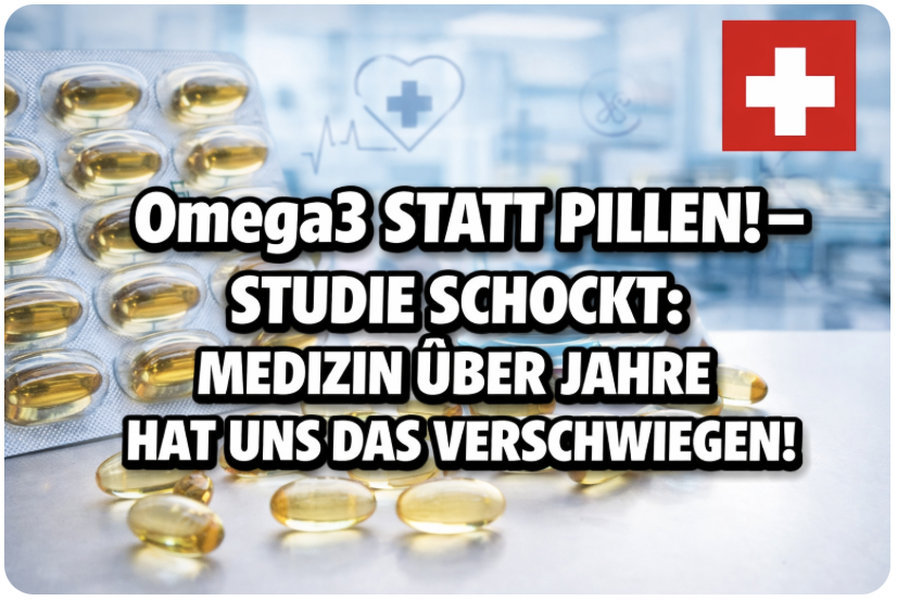 Omega3 STATT PILLEN! – STUDIE SCHOCKT: MEDIZIN ÜBERJAHRE HAT UNS DAS VERSCHWIEGEN!