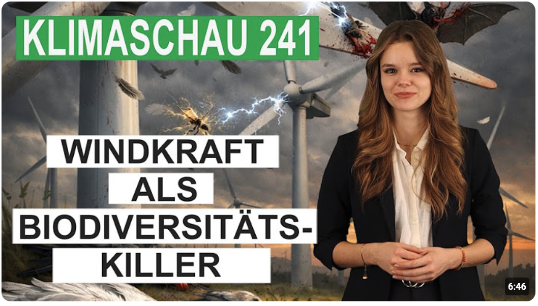 Windkraft als Biodiversitätskiller – Klimaschau 241