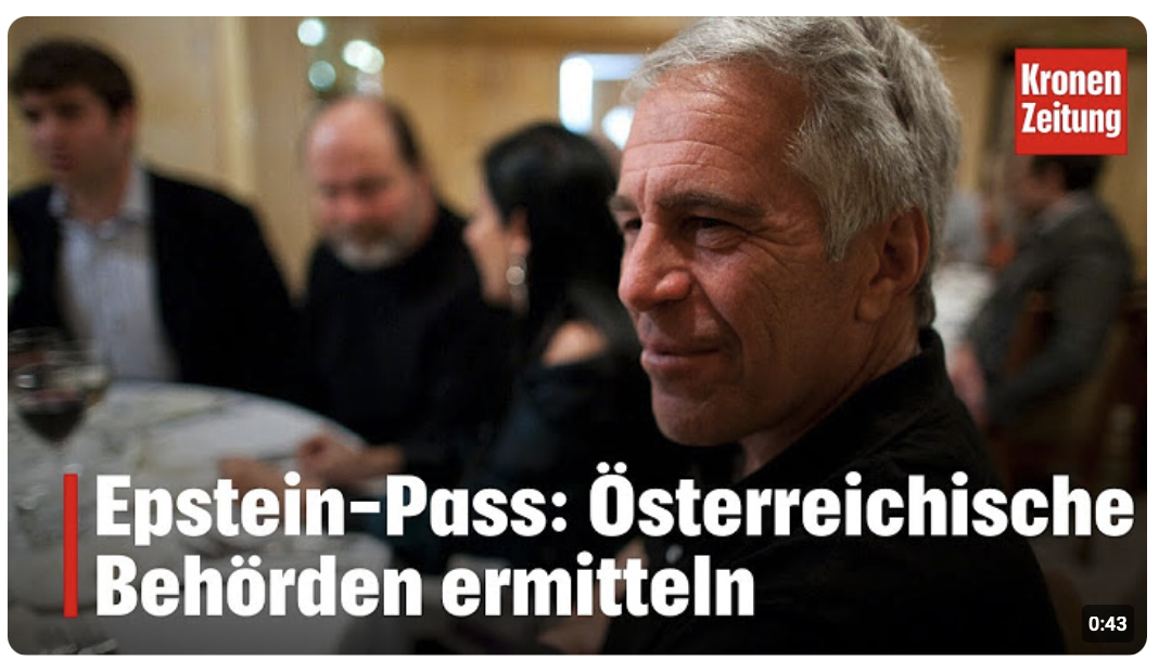 Epstein-Pass: Österreichische Behörden ermitteln | krone.tv NEWS