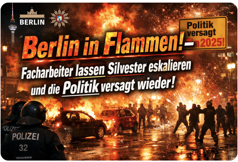 Videoanalyse vom Bürgerkrieg in Berlin! – Facharbeiter lassen Silvester eskalieren und die Politik versagt wieder!