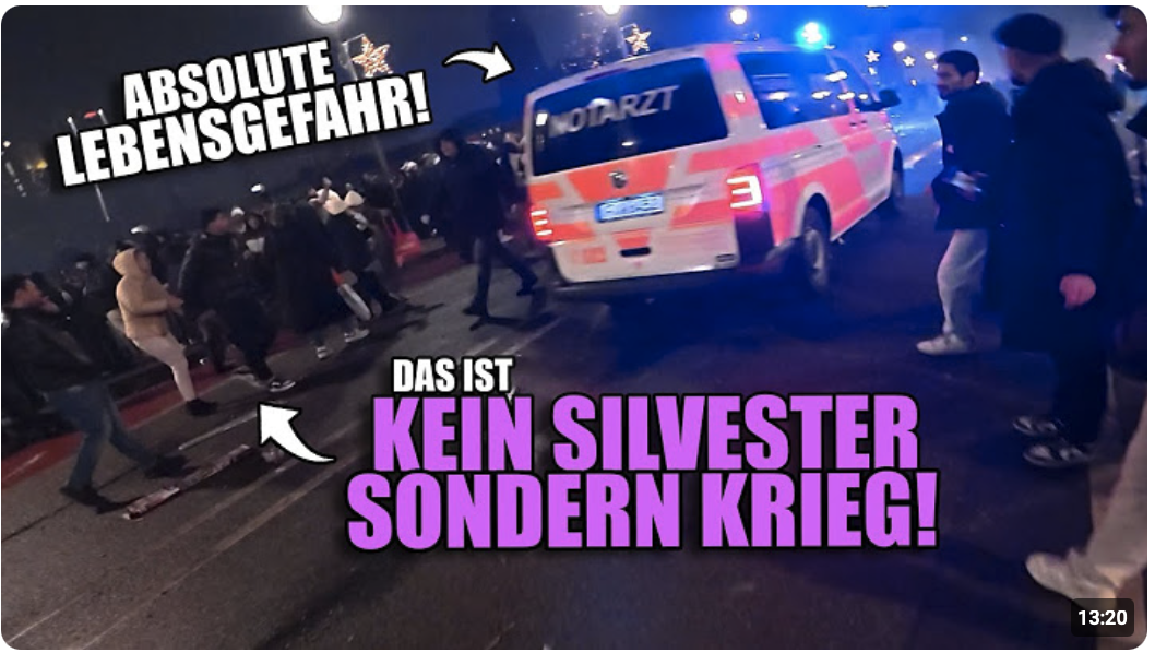 Frankfurt war laut FFH ruhig! Das ist kein SILVESTER mehr, das ist KRIEGSGEBIET!