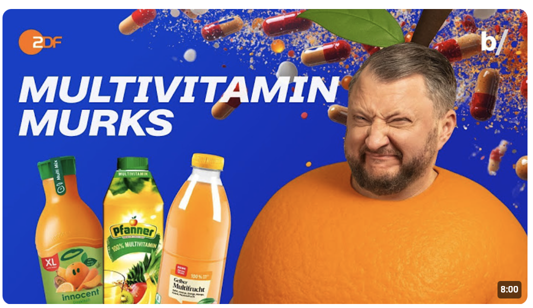 Frucht Flop: Sebastian Lege streckt Multivitaminsaft mit Zucker und Zusätzen