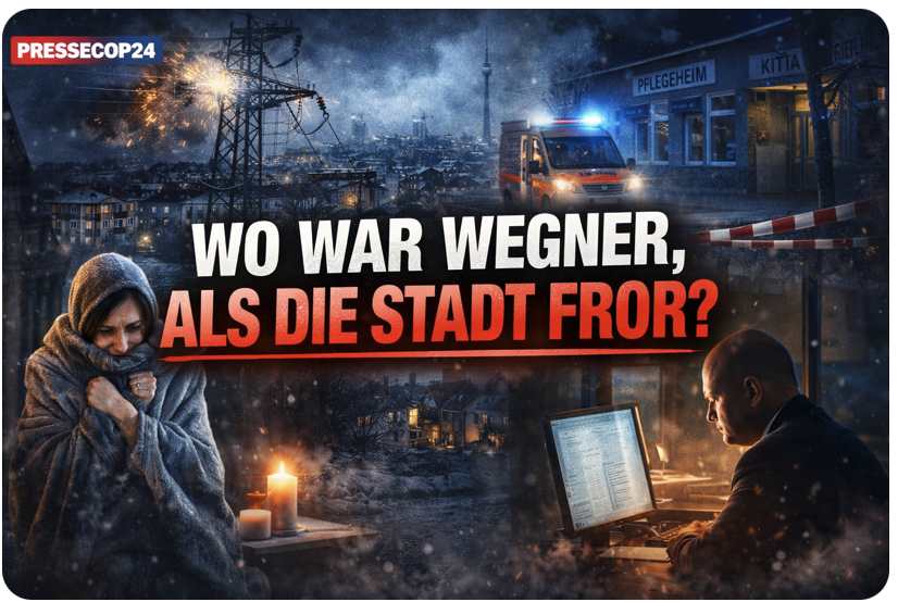 STROM-SCHOCK IN BERLIN! WO WAR  Bürgermeister WEGNER, ALS DIE STADT FROR? Ich habe mich in mein Büro eingeschlossen!