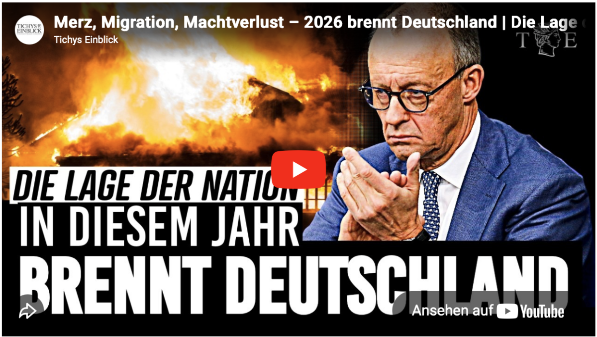 Merz, Migration, Machtverlust – 2026 brennt Deutschland | Die Lage der Nation mit Roland Tichy